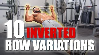 Top 10 Inverted Row Variations  Calisthenics [upl. by Corbin969]