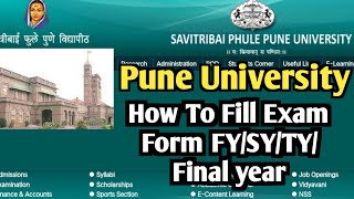 SPPU Exam form fill 2023 [upl. by Cheyney]