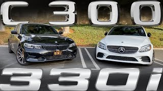 BMW 330i vs MercedesBenz C300 Which One Should You Buy [upl. by Publius]