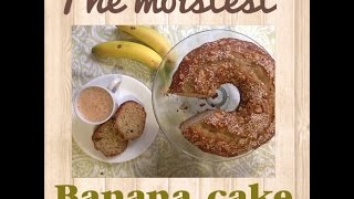 The Moistest Banana Cake Ever Nazkitchenfun [upl. by Lee]