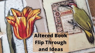 Altered Book Pages and Howto Ideas [upl. by Amelita695]