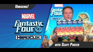 Marvel HeroClix Fantastic Four Unboxing Day 1 [upl. by Donoho]