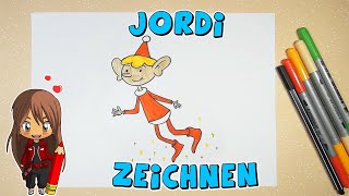 Jordi einfach malen für Kinder  ab 10 Jahren  Malen mit Evi  deutsch [upl. by Gahl919]