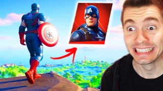 O CAPITÃO AMÉRICA CHEGOU no FORTNITE  Fortnite Solo [upl. by Eilak]