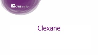 CARE Fertility  Clexane Injection Teach  Diana Baranowski [upl. by Bel624]