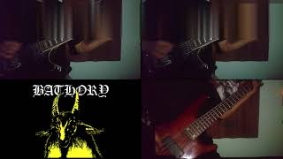 BATHORY  Necromansy Cover guitars and bass  no vocal [upl. by Apollus]