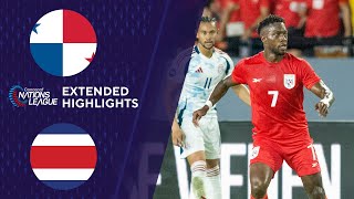 Panama vs Costa Rica Extended Highlights  CONCACAF Nations League  CBS Sports Golazo [upl. by Yelehsa]