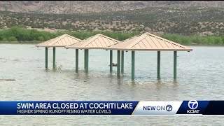 Swim area closed at Cochiti Lake [upl. by Atinihs191]