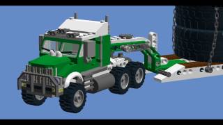 Greatest Custom Lego Tractor Trailer Semi Truck Set Ever MOC [upl. by Nolyaj957]