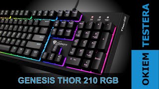 Genesis Thor 210 RGB  Czym jest klawiatura hybrydowa [upl. by Stevana]