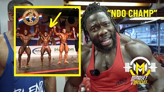 CHAMP TALKS ABOUT BECOMING IFBBPRO NDOCHAMP84 [upl. by Jotham]