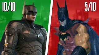 Ranking EVERY SUIT In The Batman Arkham Games [upl. by Pearla]