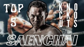 SAENCHAI Best Knockouts  TOP 5 [upl. by Suiraj]