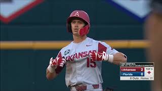 5 Arkansas vs 1 Florida 2018 CWS Semifinal [upl. by Hermy819]