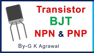 BJT transistor NPN amp PNP working and difference [upl. by Sewoll]