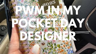 Plan with me Pocket Day Designer [upl. by Sandler]