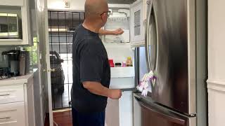 LG Refrigerator How to Remove Stuck Ice Bin and Fix Dispenser [upl. by Oca]