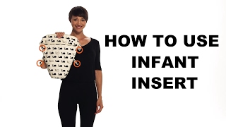 How Do I Use Infant Insert  Original Baby Carrier  Ergobaby [upl. by Diba]