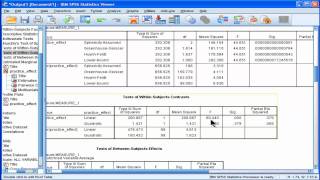 Oneway Repeated Measures Anova  SPSS part4 [upl. by Robma221]