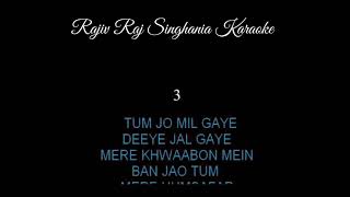 DOOBA DOOBA REHTA HOON BEST KARAOKE TRACK BY RAJIV RAJ SINGHANIA [upl. by Rimaj]