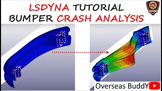 LS DYNA Tutorial  Crash analysis procedure  Step By Step [upl. by Sheilah]