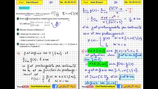 01 Limites et Continuités Correction Exercice Bac Math Science Technique [upl. by Mad55]