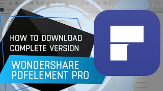 How to Download amp Install Wondershare PDFelement Pro  Download Wondershare PDFelement Pro 2024 [upl. by Melly]