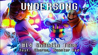 Snowdin Town  UNDERSONG 14  Undertale With Lyrics [upl. by Adlemy478]