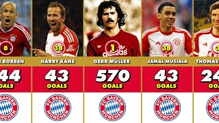 Bayern Munich Best Scorers In History  TOP 50 [upl. by Iam]