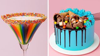 How to Create Stunning Colorful Cakes  Rainbow Cake Decorating Ideas to Impress Your Guests [upl. by Korrie]