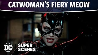 Batman Returns  Selina Kyle Transforms into Catwoman Scene  Warner Bros Entertainment [upl. by Martinsen]