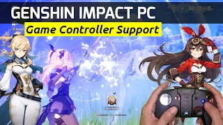 HOW TO USE GAME CONTROLLER IN GENSHIN IMPACT PC  GAME CONTROLLERS THAT WORKS ON GENSHIN IMPACT PC [upl. by Wack]