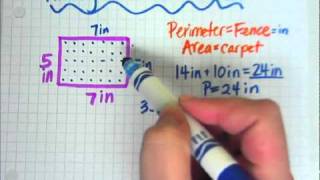 Finding Perimeter and Area [upl. by Etteval]