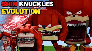 Minecraft But I Evolve SHIN KNUCKLES Final Form [upl. by Marola]