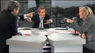 Mélenchon met une raclée à Marine Le Pen CLASH [upl. by Rochella649]