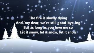 Dean Martin  Let It Snow Lyrics [upl. by Nealson]