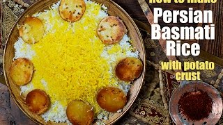 How to Make Persian Basmati Rice with Saffron [upl. by Initof]