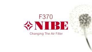 NIBE F370  How to change the air filter [upl. by Malaspina]