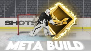 NEW META EASHL GOALIE BUILD NHL 24 [upl. by Annawit]