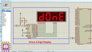 How to Use TM1637 with STM32  4Digit 7Segment Display  Proteus Simulation [upl. by Olnton]