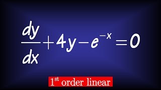 First Order Linear Differential Equation 2318 [upl. by Nerin662]