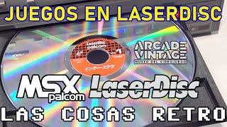 JUEGOS en LASERDISC 📀 PIONEER MSX Palcom  LaserActive [upl. by Yessac]