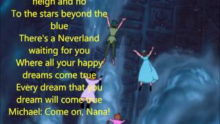 You Can Fly w lyrics From Disneys quotPeter Panquot [upl. by Knight]