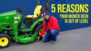 5 REASONS WHY YOURE MOWING UNEVENLY amp HOW TO FIX IT 🚜👨‍🌾 [upl. by Littell]