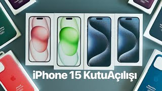 iPhone 15 Plus ve Pro Max Kutu Açılışı İlk İzlenim ve Düşüncelerim [upl. by Suravaj]