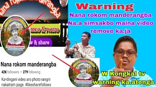 W Kongkal tv sako Warning onatengaSbolwarimixtv [upl. by Ahseel]