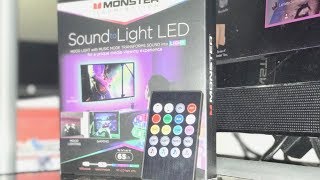 Monster illumination Sound to Light LED Review  Setup [upl. by Ayila]