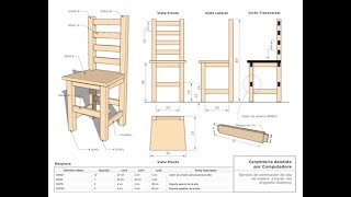 Modelando una silla 3D en SketchUp [upl. by Suirad917]