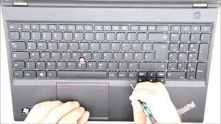 Lenovo ThinkPad T540p Tastaturwechsel  tauschen  keyboard replacement [upl. by Anaujait485]