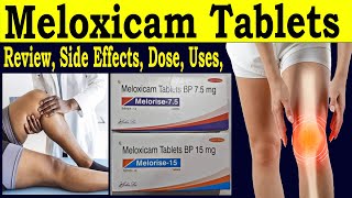 Meloxicam 15 mg 75mg tablet  Review meloxicam 15 mg  meloxicam tablet uses in Hindi Side Effect [upl. by Kirenoj893]